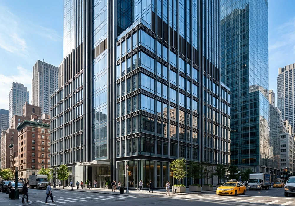 Modern High Performance Commercial Building Envelope in New York City