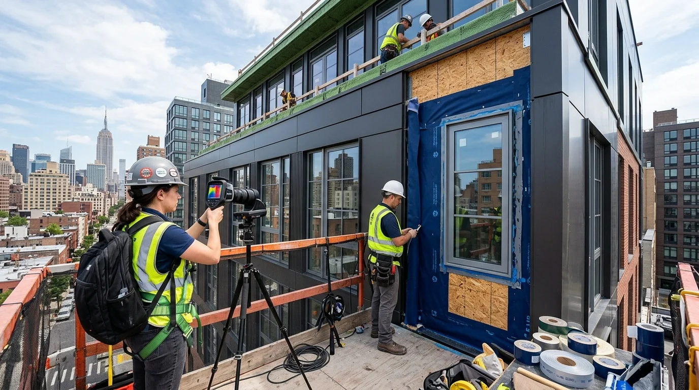 Multifamily Building Envelope Air Sealing and Thermal Diagnostics
