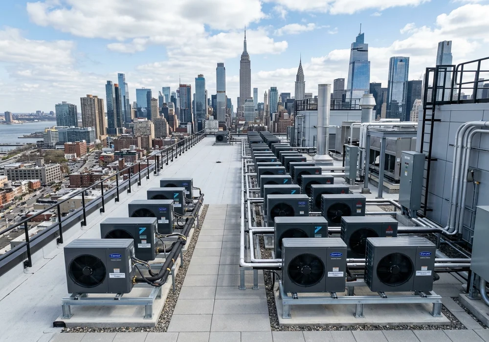Commercial Rooftop Decarbonization and Heat Pump Retrofit in NYC