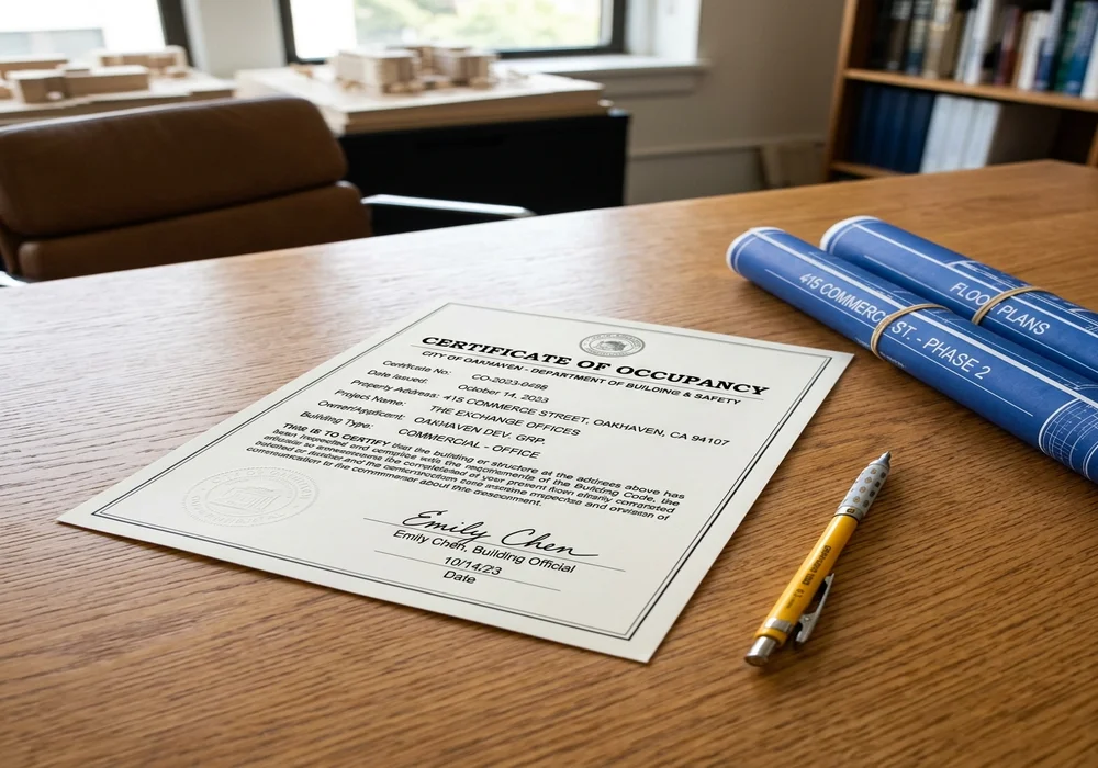 Certificate of Occupancy review