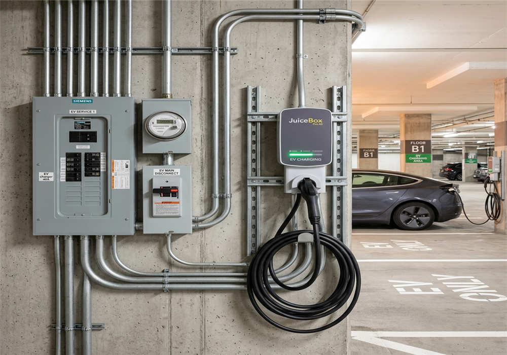 NYC EV Charging Infrastructure and Electrical Panel Setup