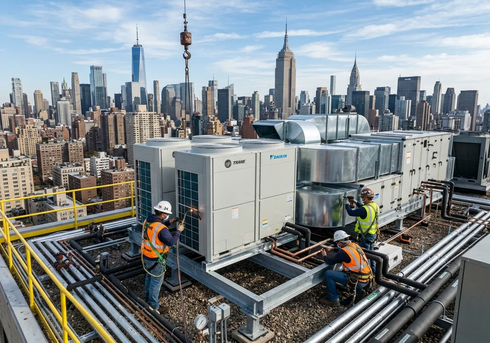 Commercial Rooftop HVAC Retrofit and Equipment Upgrade in New York City