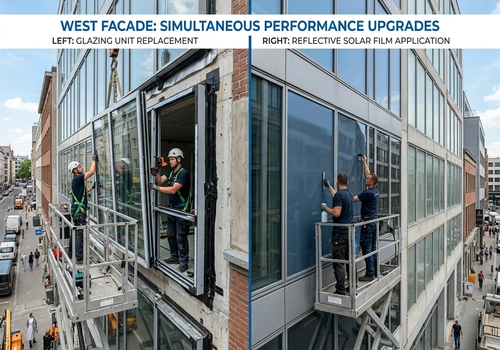 Window Replacement vs Window Film: A Cost-Benefit Breakdown for Commercial Buildings