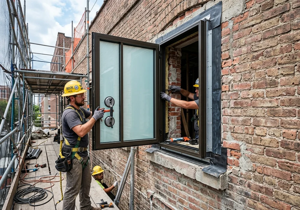 Commercial Window Replacement and Thermal Frame Installation